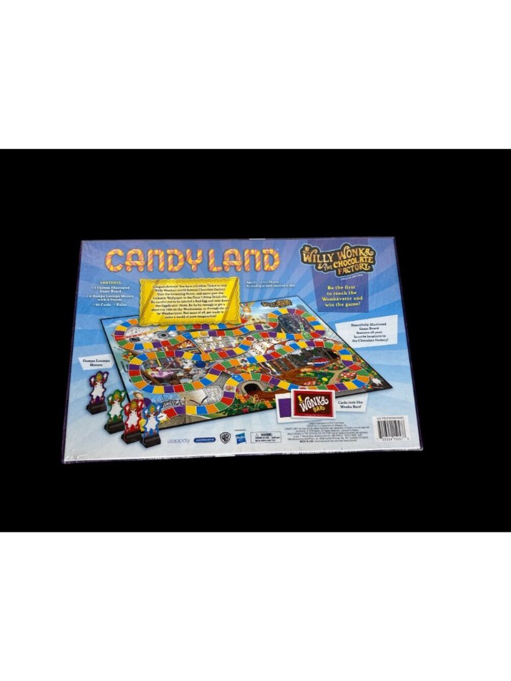 Candy Land: Willy Wonka & the Chocolate Factory Game USAopoly New in Box Sealed - Picture 2 of 3